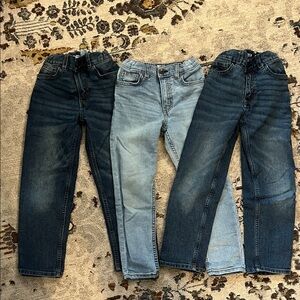 OshKosh B'gosh Kids Jeans - Dark Blue, Light Blue,Dark Blue 3pairs